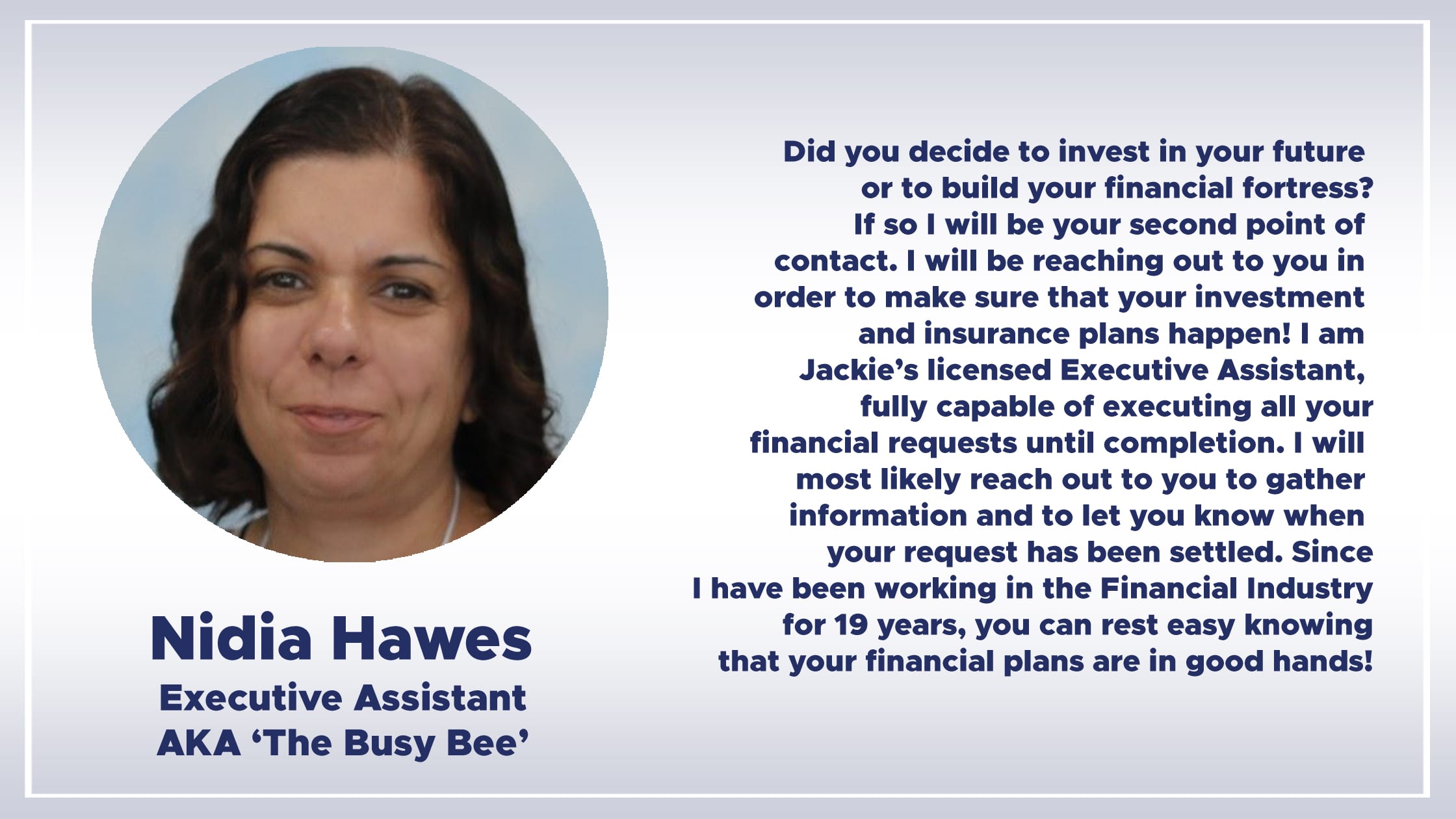 jackie porter cfp in toronto meet nidia