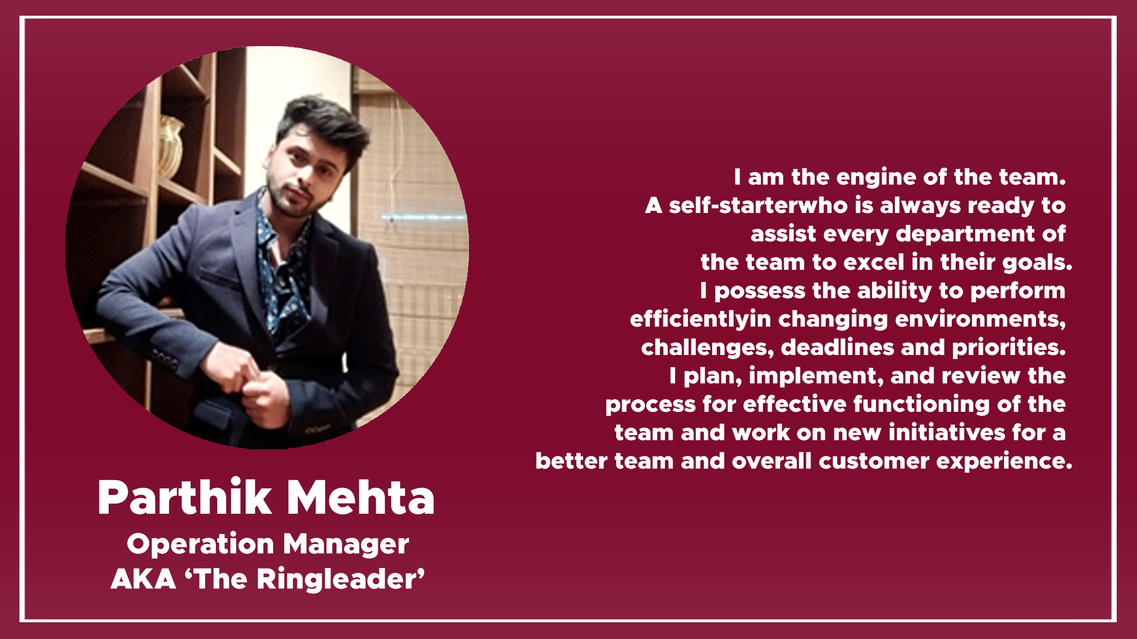 jackie porter cfp in toronto meet parthik