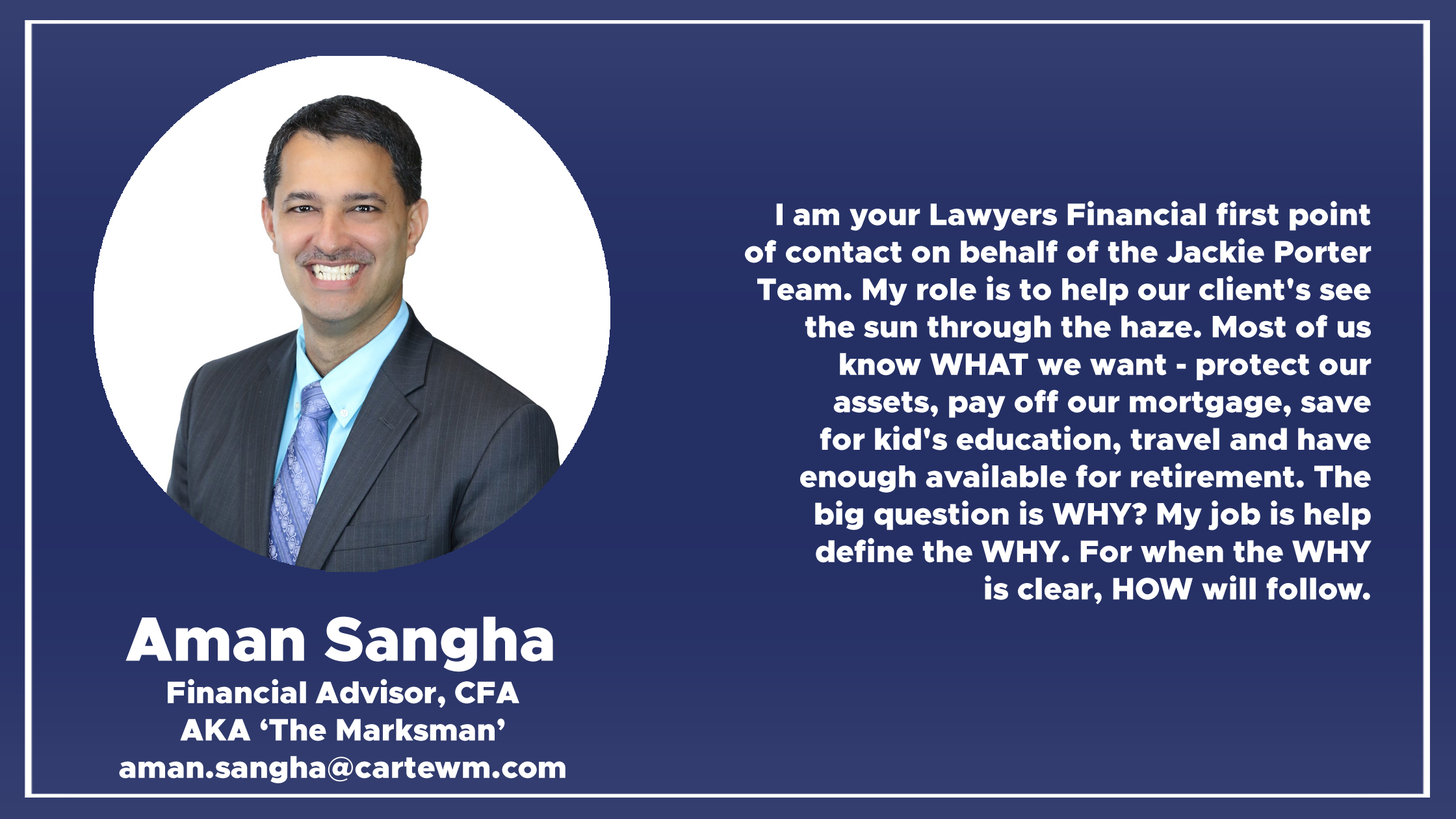 jackie porter cfp in toronto meet aman jackie porter certified financial planner and financial advisor in toronto meet jackie